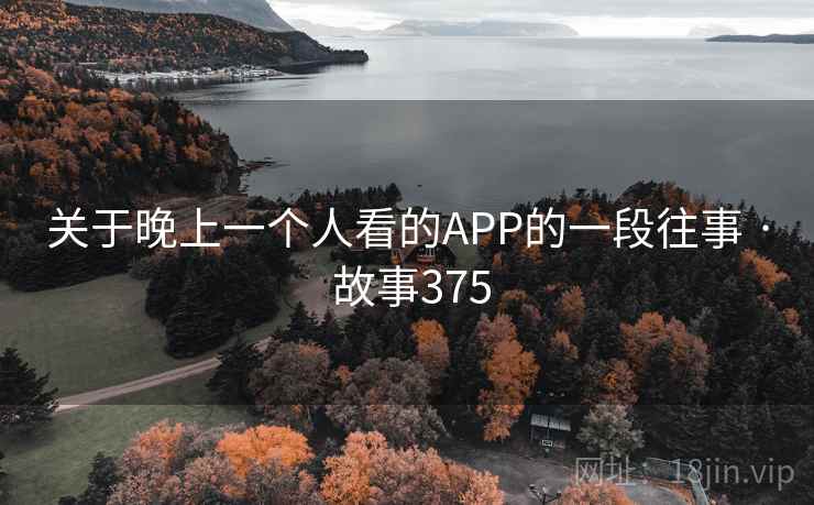 关于晚上一个人看的APP的一段往事 · 故事375
